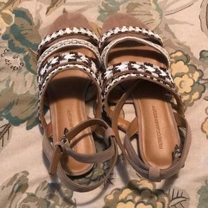 NWT Rebecca Minkoff Leila Beaded strapped sandal
